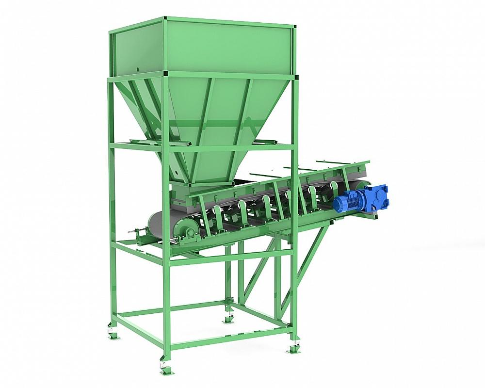 Бункер-дозатор сыпучих материалов объемом 2 куб.м