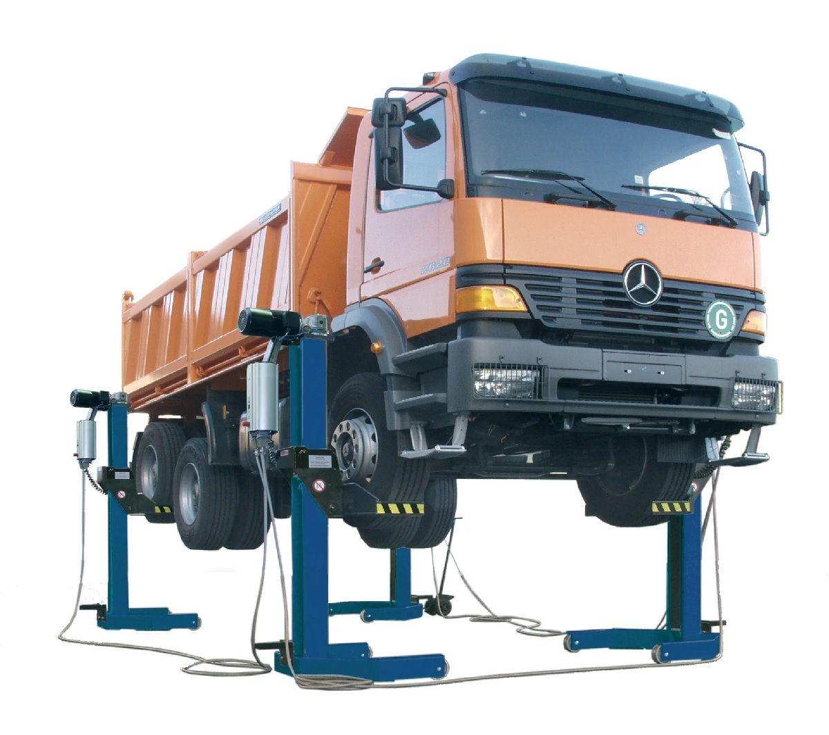 Электромеханический подкатной подъемник 30т