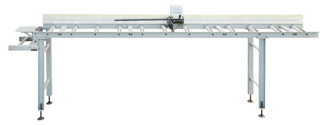 Роликовый стол с линейкой упором