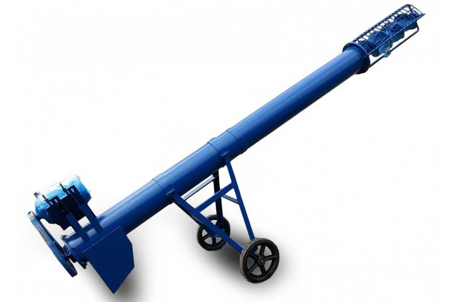 Передвижной винтовой конвейер для зерна